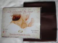 Taie d'oreiller 65x65, couleur chocolat