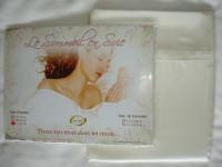 Satin de soie couleur ivoire